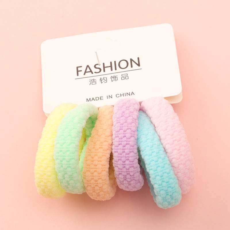 Seis Bandas de Goma Jacquard de Color 3