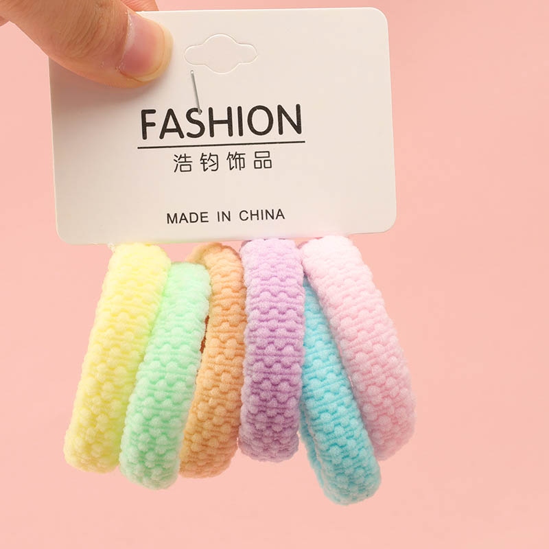 Seis Bandas de Goma Jacquard de Color 4