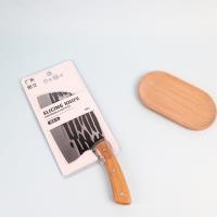 628 Mango de Madera Cabeza Redonda Cortando Cuchillo 5