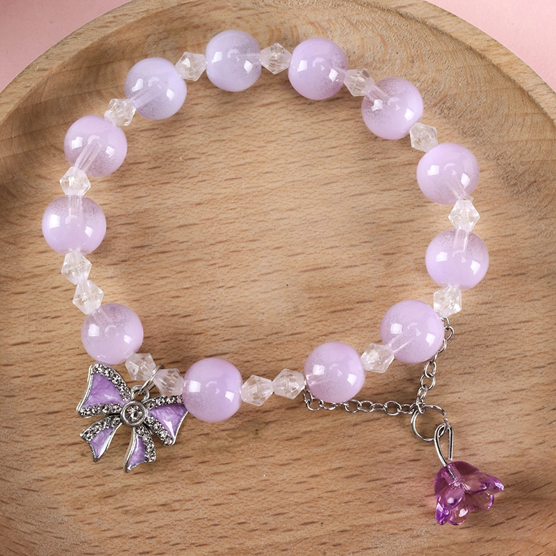 Cubierta de Leche Lily del Valle Corbata Colgante Pulsera 4