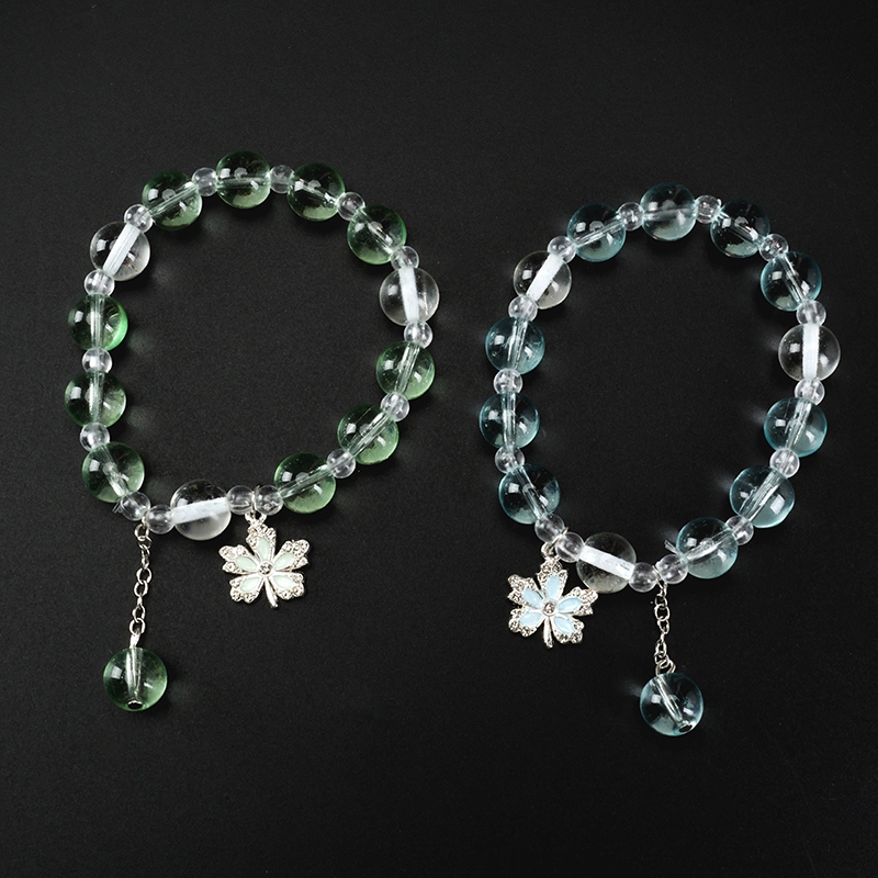 Pulsera Colgante de Hoja de Arce Fresca 3