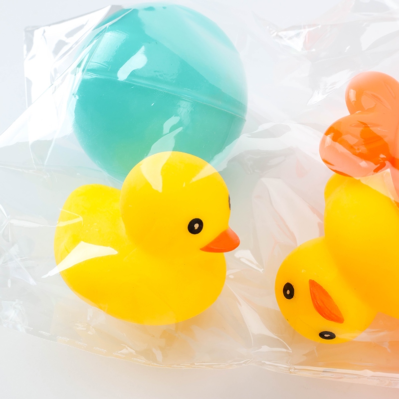 Juego de Juguete de Pato de Piel Amarilla 4