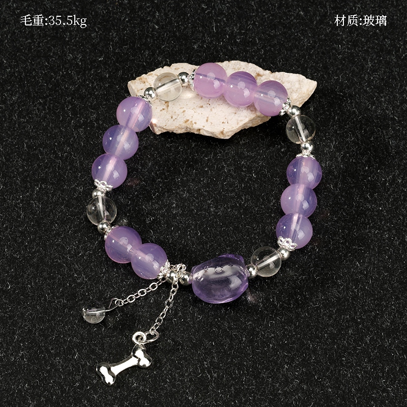 Pulsera de Hueso de Gato Cargado de Hielo 2