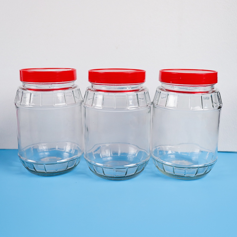 Tarro de Vidrio Redondo Largo 890ml (1.00kg) 3
