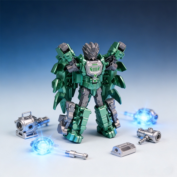 KX-67060 Aleación Dinosaurio 5 Cuerpo Robot 6