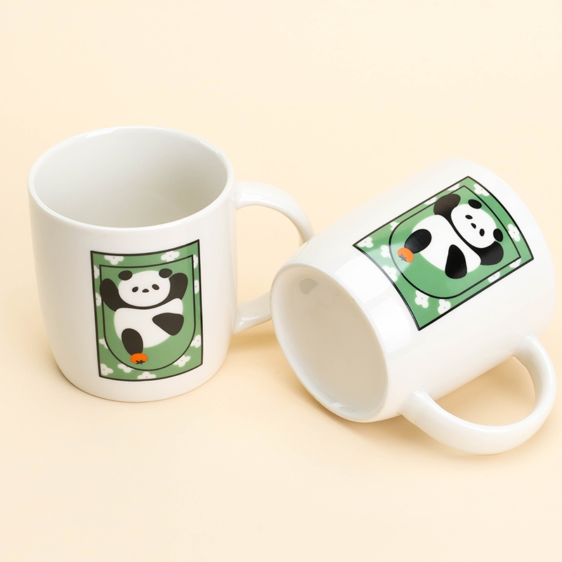 C401 Taza de Cerámica de Flores Al Horno (Flor Al Azar) 3