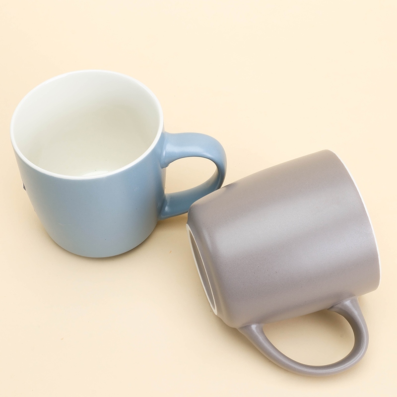 C- 15 Color Glaze Cerámica Taza (Color Al Azar) 3