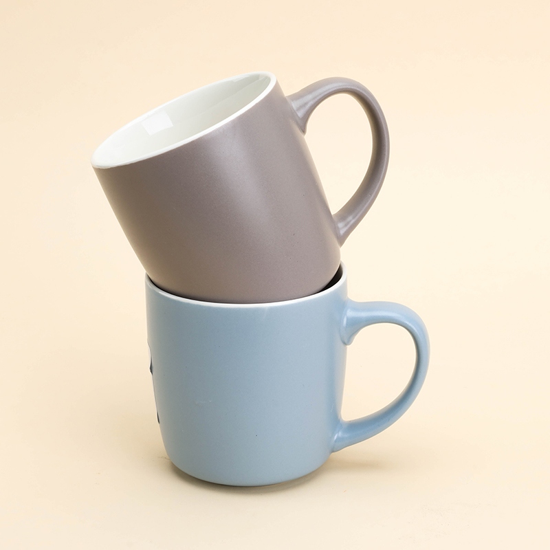 C- 15 Color Glaze Cerámica Taza (Color Al Azar) 4