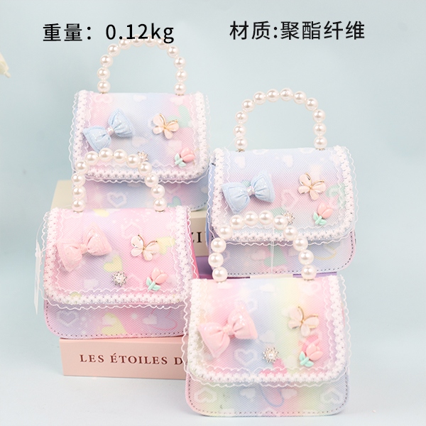 8811 Butterfly Flower Pearl Tote 3
