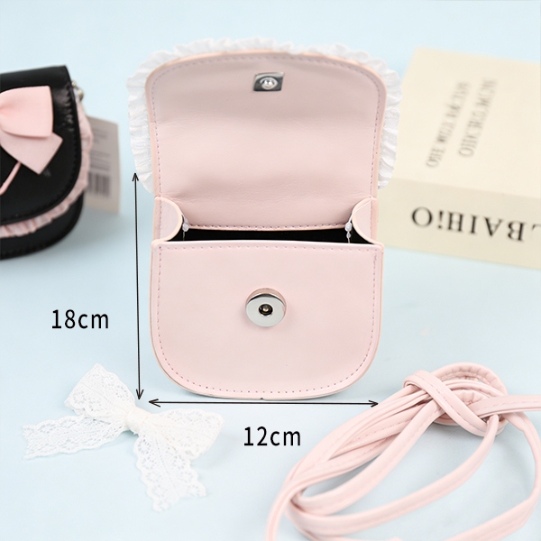 8069 Lace Bow Bolsa Para Niños 6