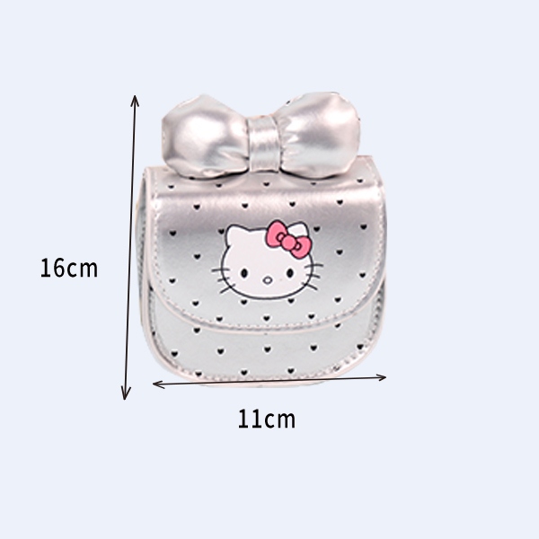 8037 Lindo Gato Polka Dot Bolso Niños 6