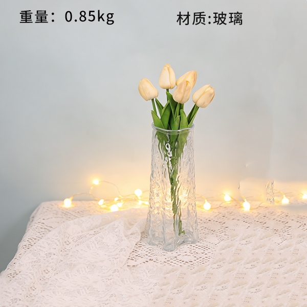20134 Starfish Transparent Vase 25CM