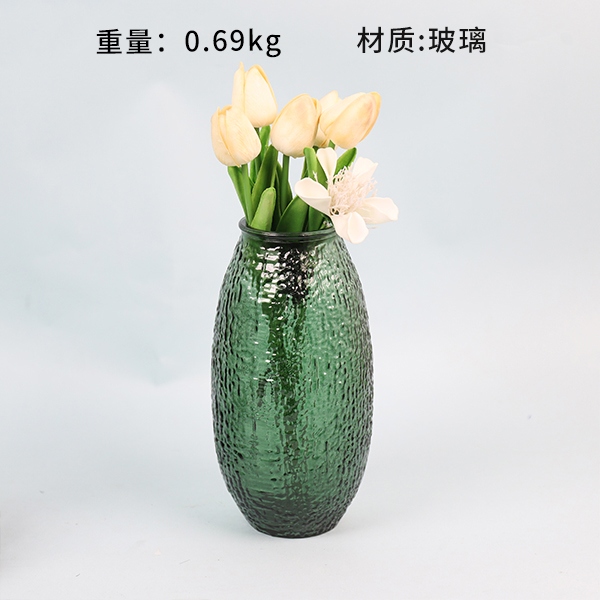 20090 Bodhi Green Vase 25CM 2