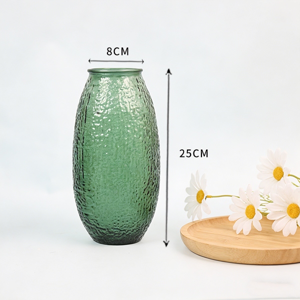 20090 Bodhi Green Vase 25CM 4