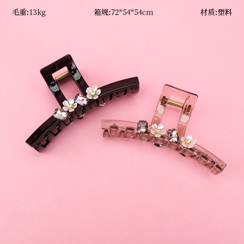 13cm Doble Cara Flor Zircon Garra