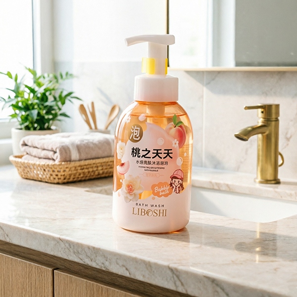 01527 Water Brightening Bath Bubble 550ml (Peach Day)