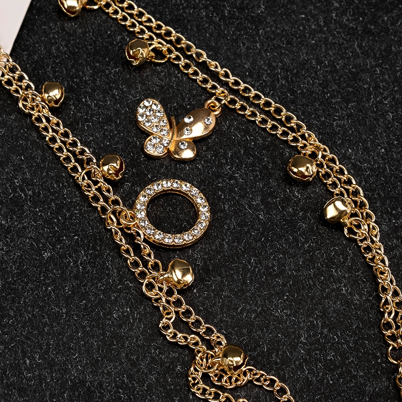 Bell Doble Colgante Pulsera 3