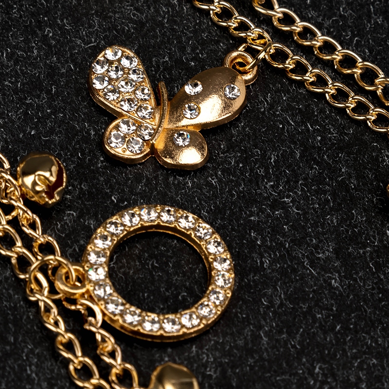 Bell Doble Colgante Pulsera 4