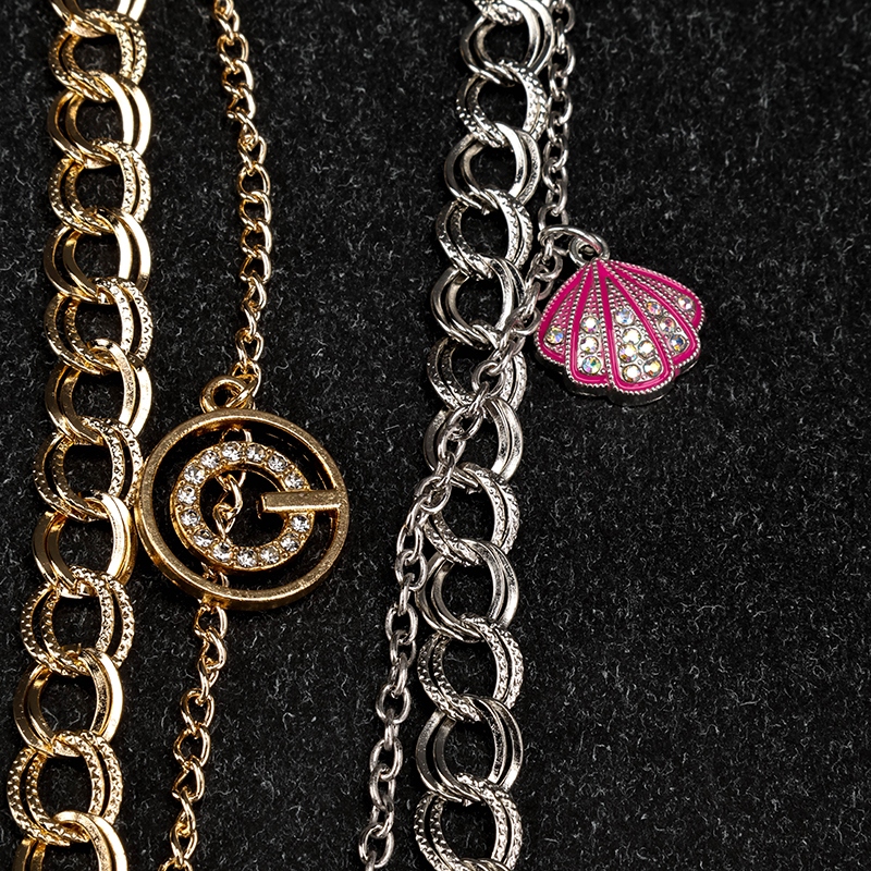 Nuevo Brazalete de Accesorios Colgantes de Doble Anillo 4