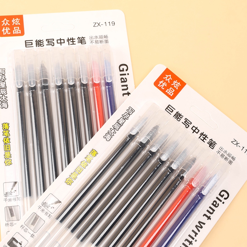 ZX-119 Gigante Puede Escribir Gel Pluma Color 8 4
