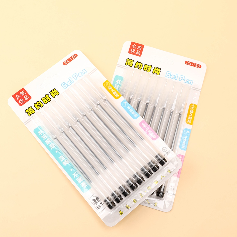 ZX-155 Simple Gel Pluma 8 (Negro) 3