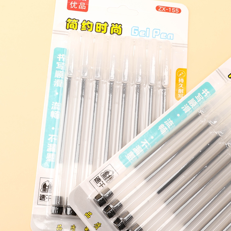 ZX-155 Simple Gel Pluma 8 (Negro) 4