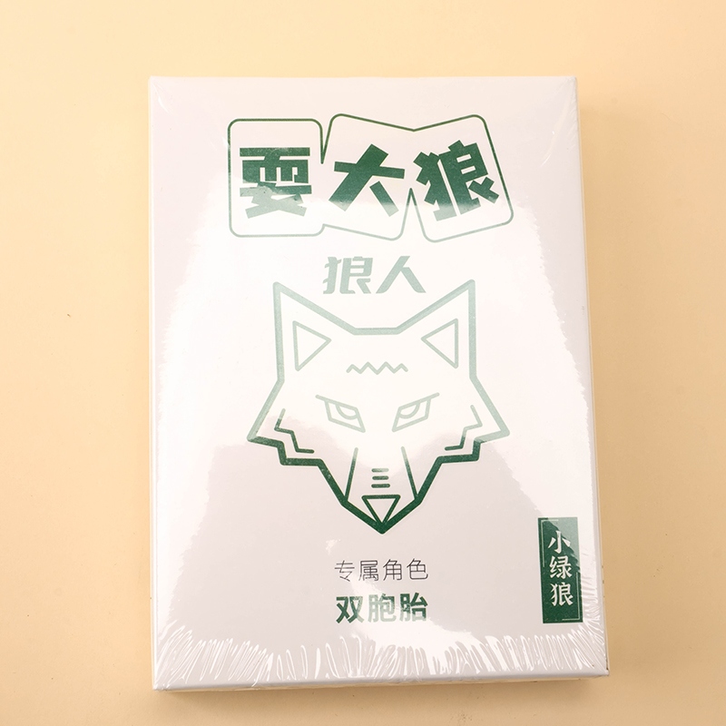 Cuadrícula de Tontos Jugando Grandes Cartas de Póquer de la Serie Wolf (Mixed) 4