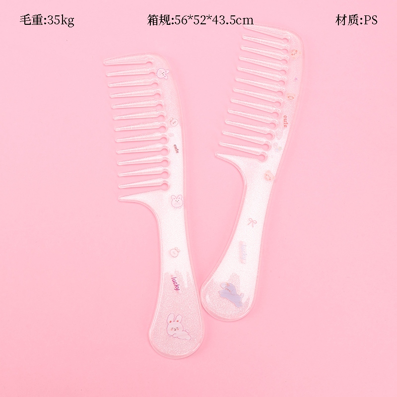 9228-8 Crystal Glitter Big Tooth Comb 2