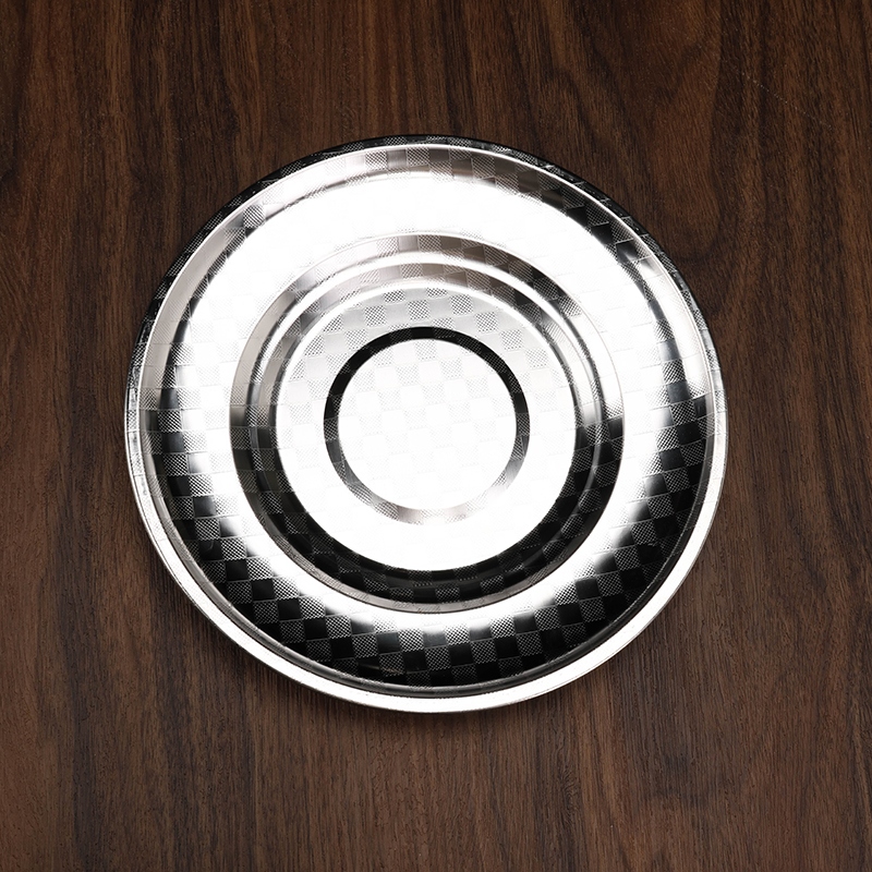 Disco Cuadrado de Acero Inoxidable 20cm 4