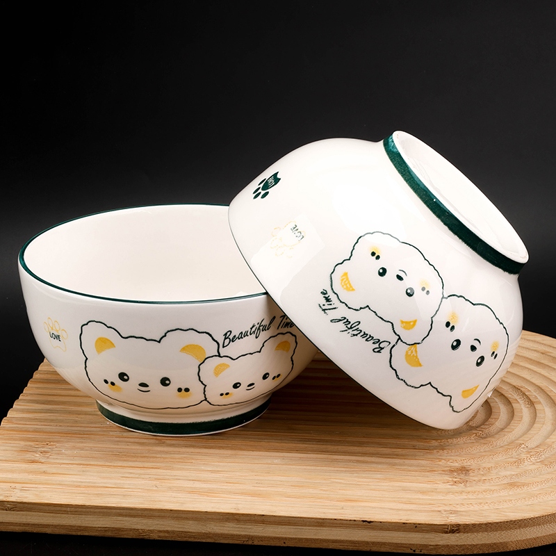 Mingxin 6 Pulgadas Ruyi Bowl (Pequeño Oso Blanco) 3