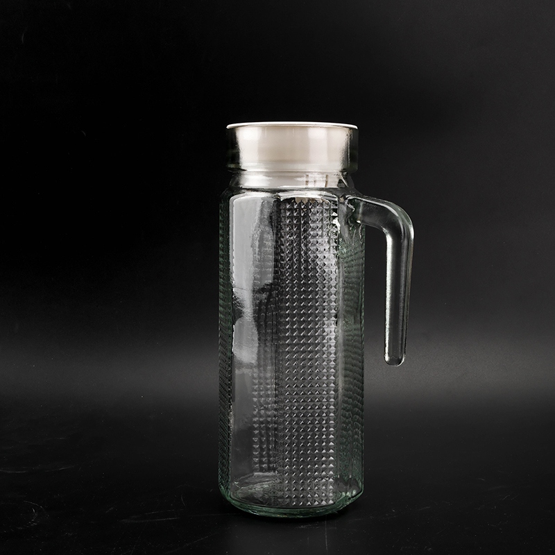 Botella de Agua de Vidrio Con Tapa 1.1L 3