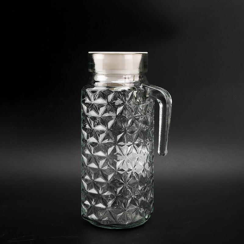 Botella de Agua de Vidrio Con Tapa 1.1L 4