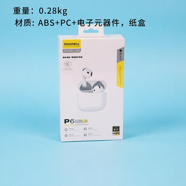 P6-TWS Super Long Standby Reducción de Ruido Auricular Bluetooth Inalámbrico 2