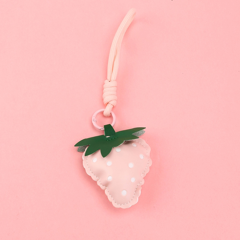 Colgante de Cuerda de Fresa de Cuero 3