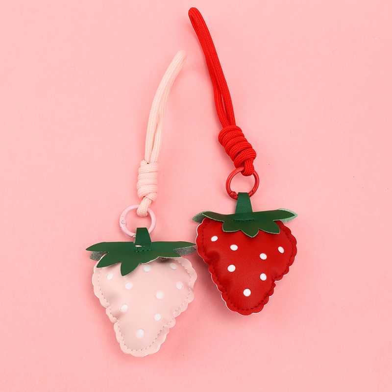 Colgante de Cuerda de Fresa de Cuero 4