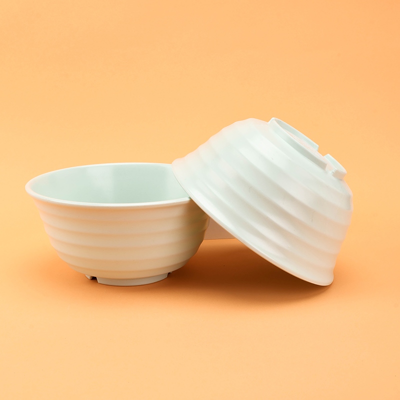 Shenghong 5607 Ribbed Imitation Porcelain Bowl 3