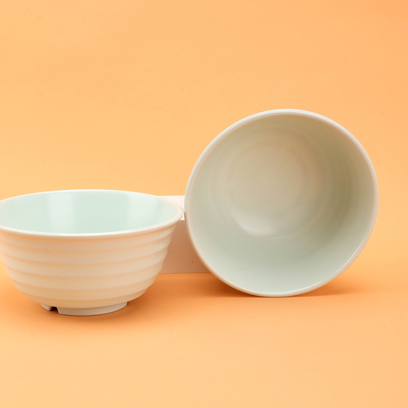 Shenghong 5607 Ribbed Imitation Porcelain Bowl 4