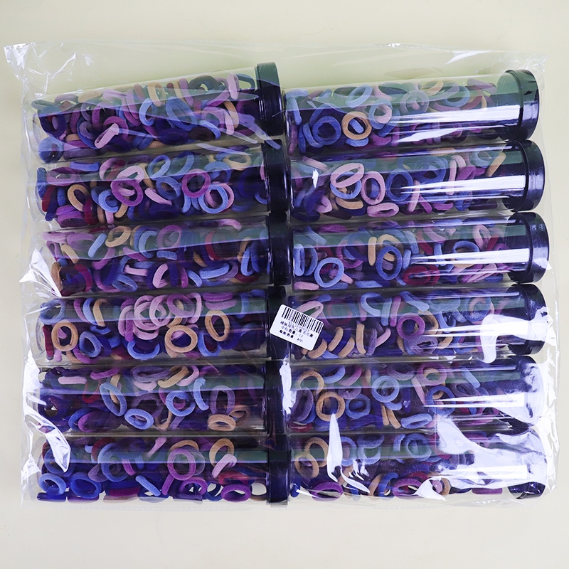 Cubo Embalado Color Oscuro Tetas de Pelo Para Niños (100 Piezas) 4