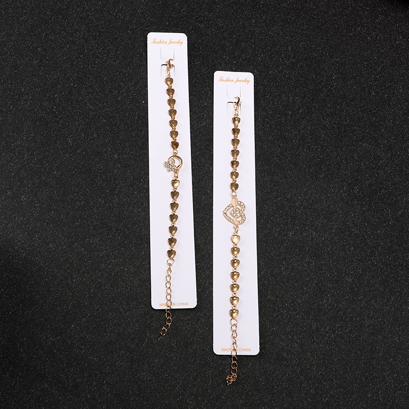 Pulsera de Accesorios de Cadena Corazón Estilo Coreano 2