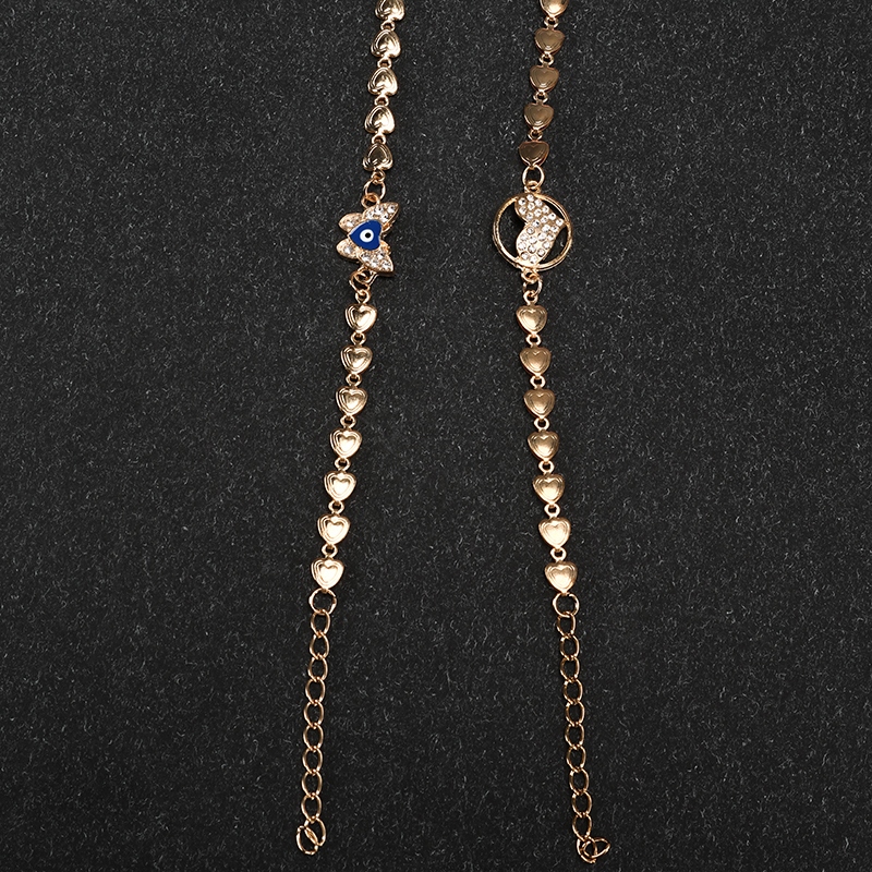 Pulsera de Accesorios de Cadena Corazón Estilo Coreano 4