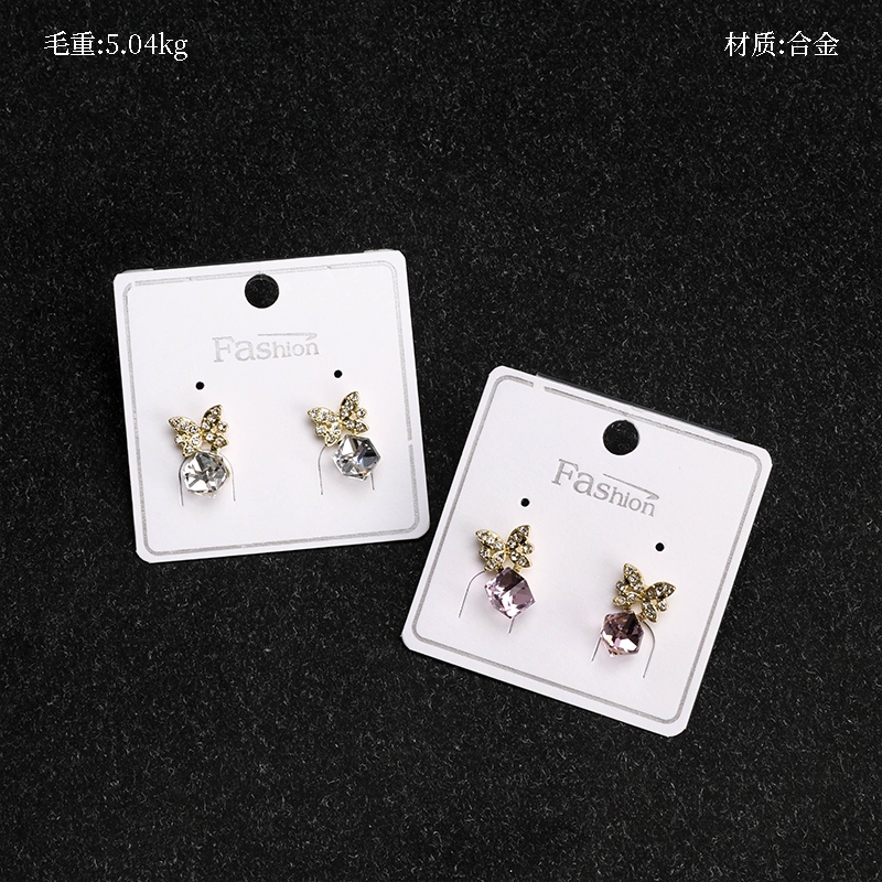 Pendientes de Zircon de Mantequilla Larga