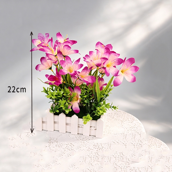 L10 Cerca Simulación Flor Bonsai (Color Mezclado) 6