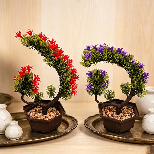 M28 Simulación Flor Bonsai (Color Mezclado) 4