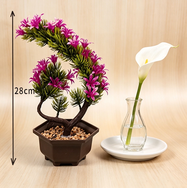 M28 Simulación Flor Bonsai (Color Mezclado) 5