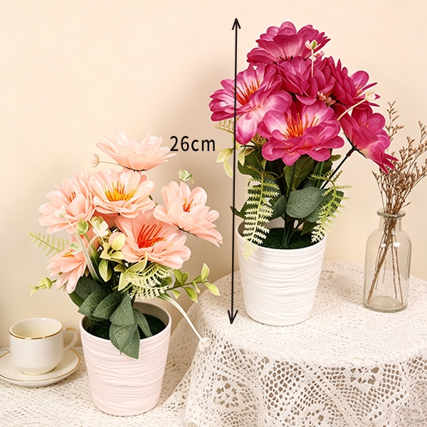 Primavera 2 Flor de Simulación Bonsai (Color Mezclado) 6