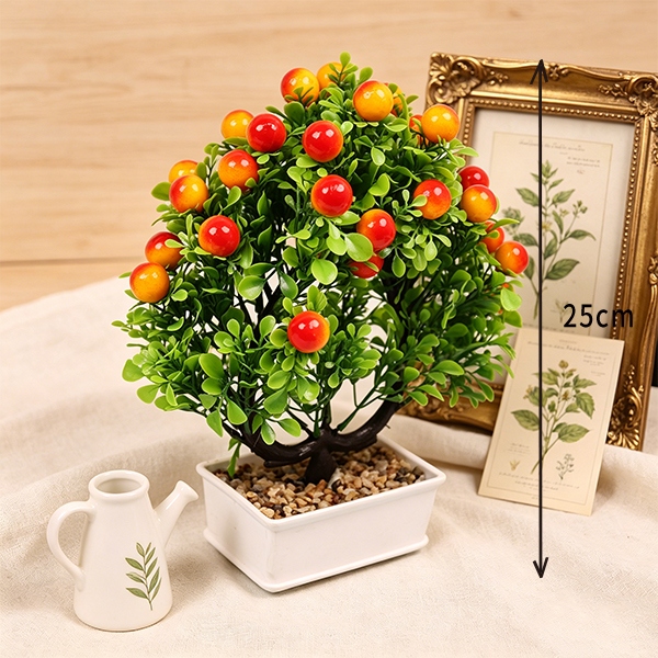 HS-21 Amor Cerezo Flor Artificial Bonsai (Color Mezclado) 6