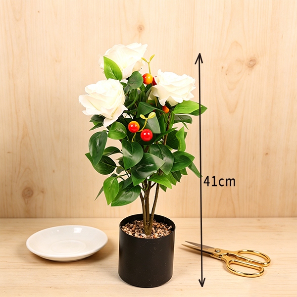 HS-49 Flor de Simulación Bonsai (Color Mezclado) 5
