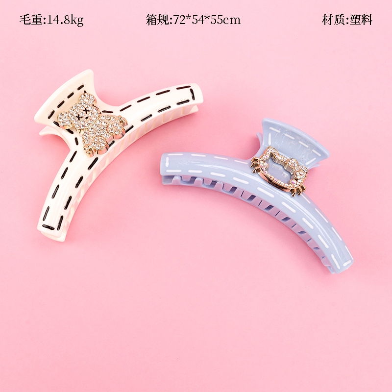 12cm Accesorios de Gran Tamaño Garra Rhinestone