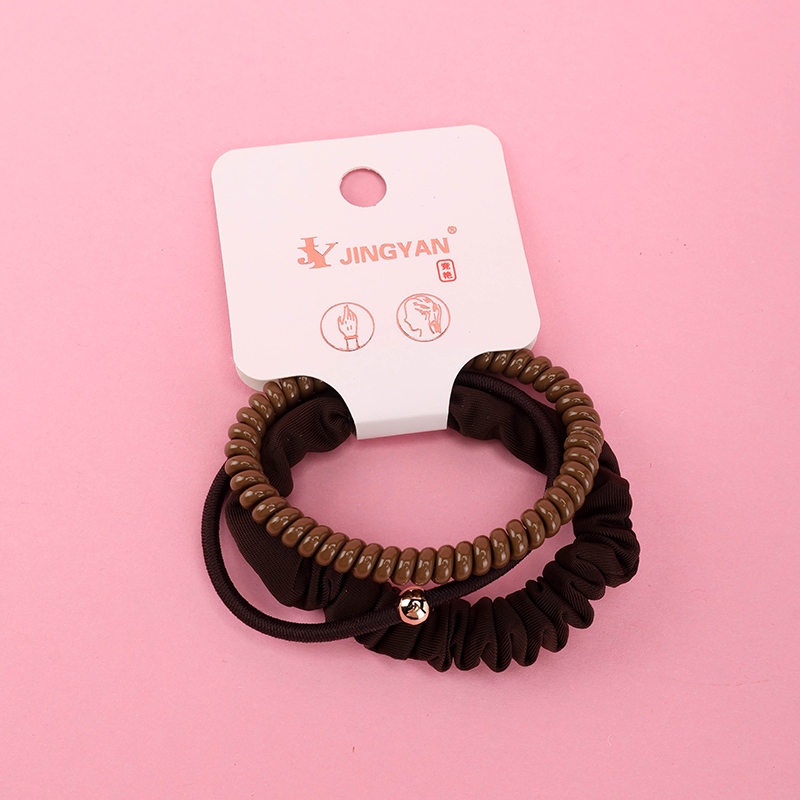 Curry Color Oro Bead Accesorios Combinación de la Banda de Goma (3) 3