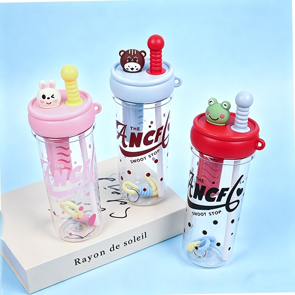 XMS-660 Dibujos Animados Adorable Taza de Plástico 880ML 3